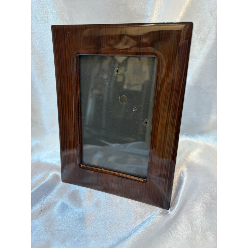 Vintage Prinz frame Walnut wood fits 4 x 6" picture easel back